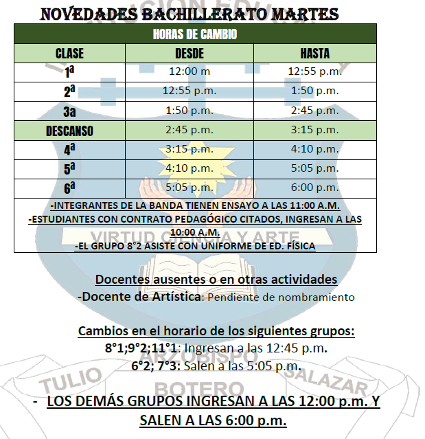 HORARIO